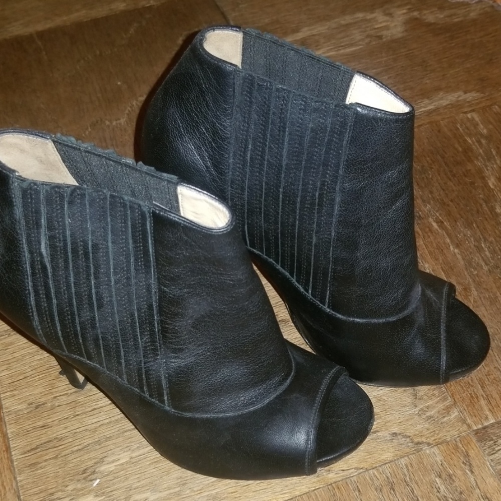 Jimmy choo open toe booties